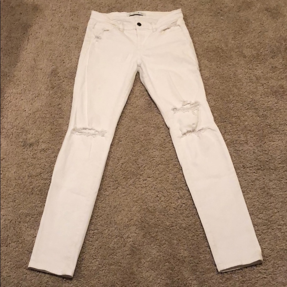 White Distressed Joe’s Jeans
